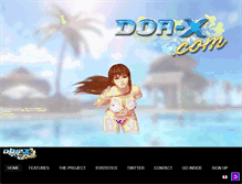 Tablet Screenshot of doa-x.com